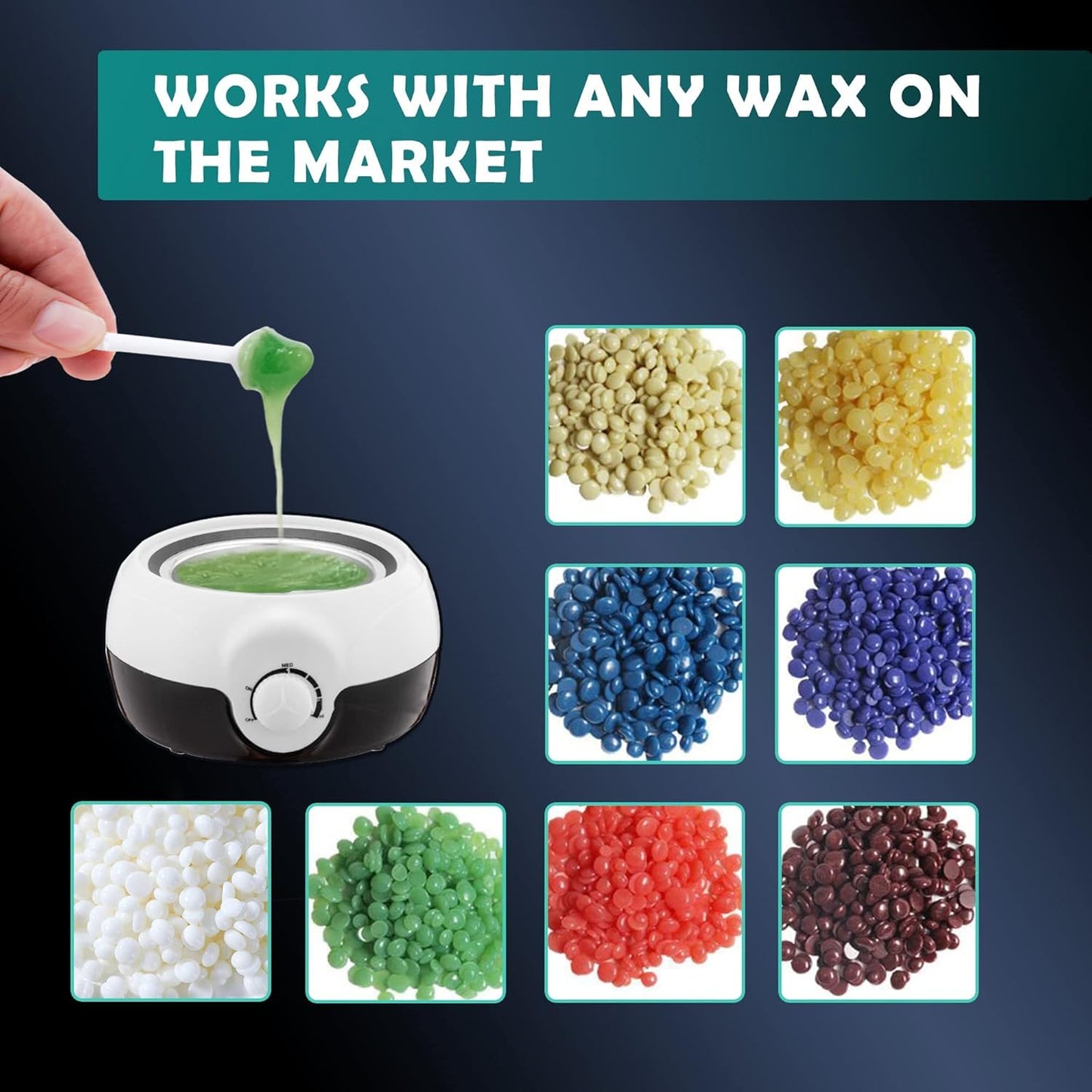 Nose Wax Kit - 500 Pcs Wax Sticks for Nostril Cleaning & Hair Removal | Ideal for Men & Women