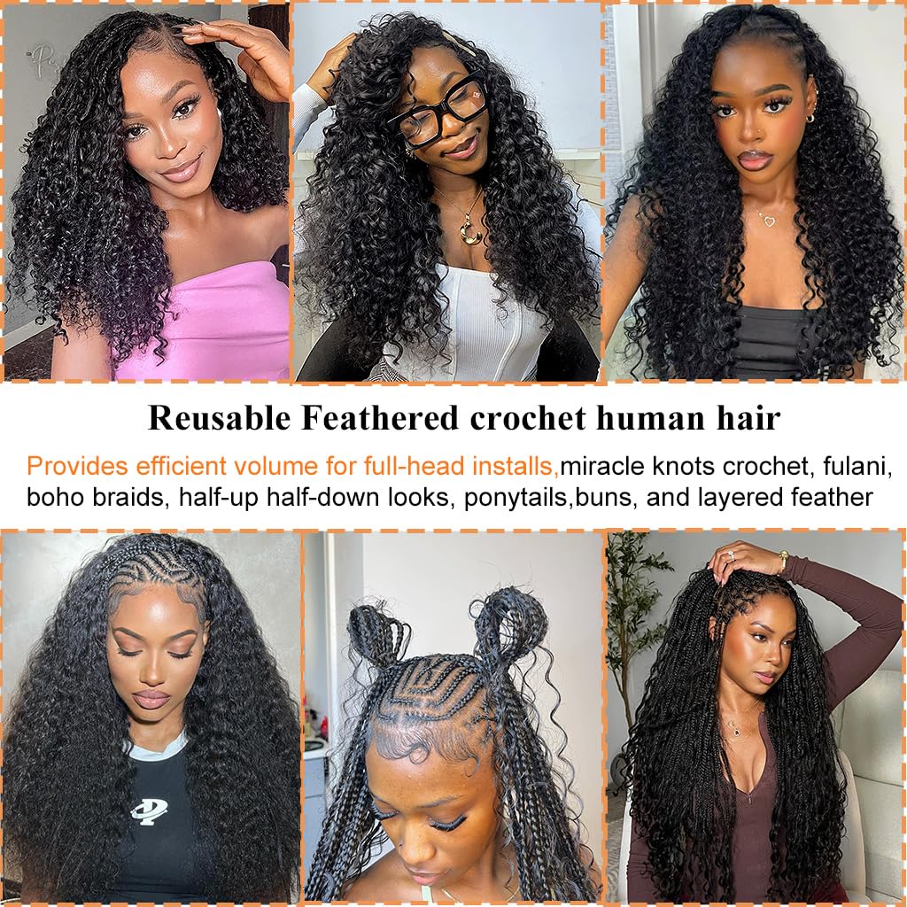 Curly Bulk Human Hair For Braiding Kinky Curly 100% Unprocessed Brazilian Virgin Human Hair Extensions Micro Braiding Human Hair 100g with 2 Bundles No Weft 20 inch