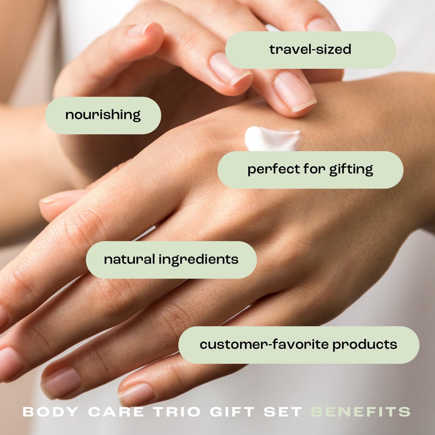 Natural Inspirations Eucalyptus Rosemary Mint Body Care Trio Gift Set in Travel Bag