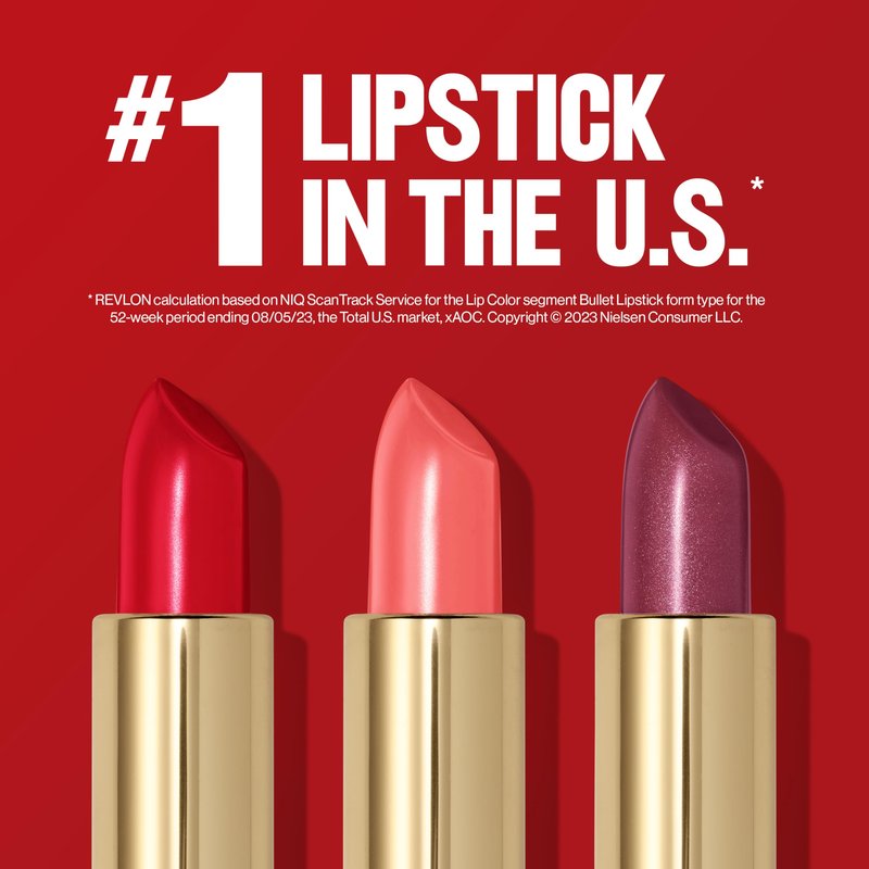 REVLON Lipstick, Super Lustrous Lipstick, Creamy Formula For Soft, Fuller-Looking Lips, Moisturized Feel in Nudes & Browns, Choco-Liscious (665) 0.15 oz (Pack of 3)