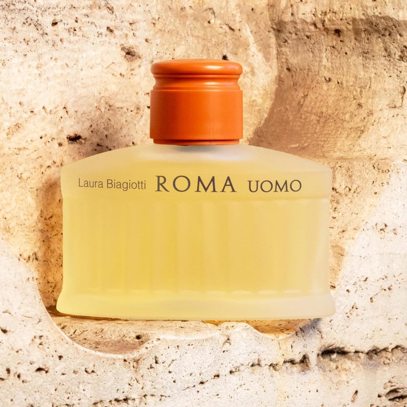 Laura Biagiotti Roma for Men - Elegant Classic Fragrance with Grapefruit & Basil - 4.2 oz EDT Spray | Perfect for Date Night