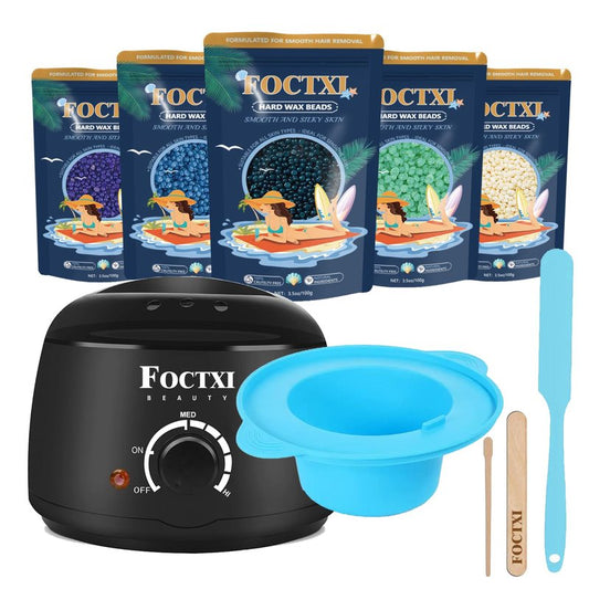 FOCTXI Waxing Kit, Hard Wax Kit Blue