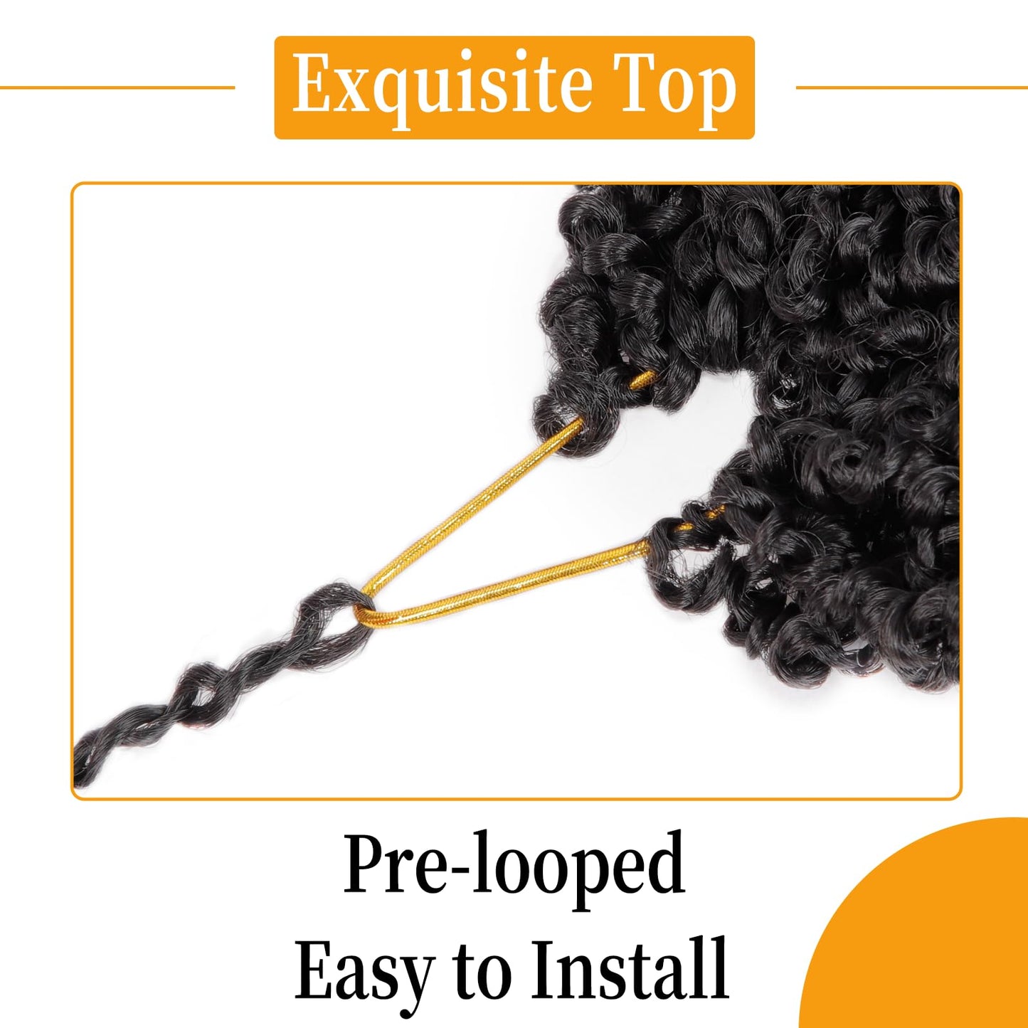 10 Inch Pre-Looped Yanky Twist Crochet Hair, 30 Strands/Pc, Mini Passion Twists, Senegalese Braiding Hair (Grey#, 8 Pcs/Pack)