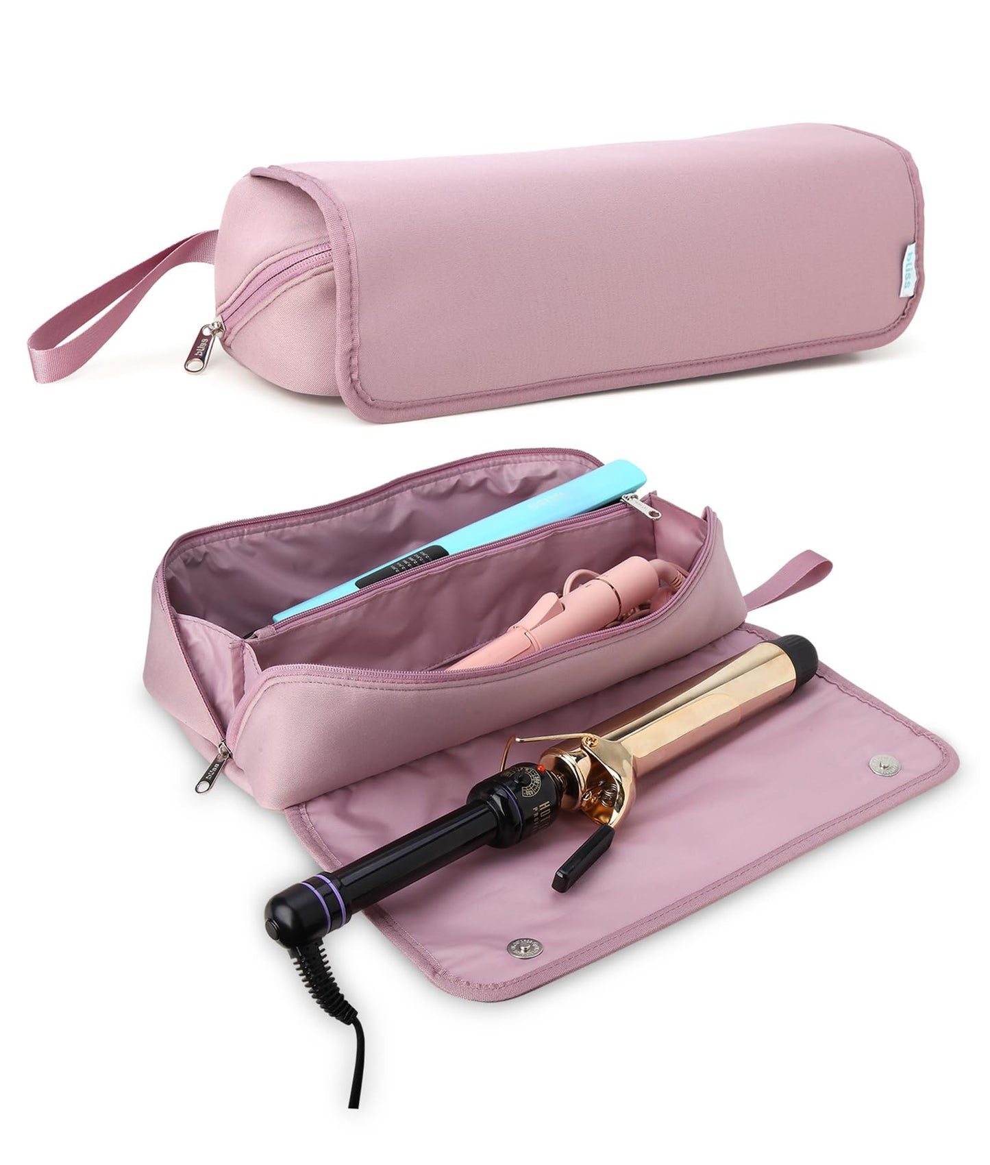 Bliss Women's Travel Heat Tool Bag Heat-Resistant Case for Styling Tools