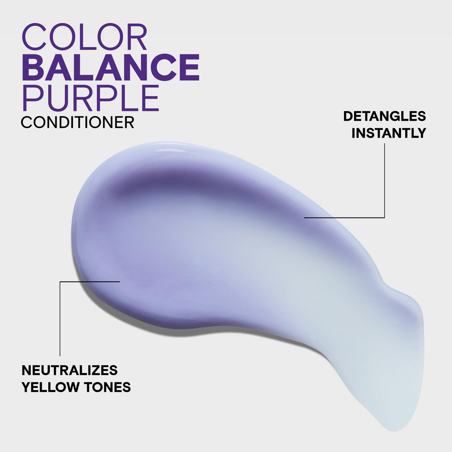 Joico Color Balance Purple Conditioner | For Cool Blonde or Gray Hair | Eliminate Brassy Yellow Tones | Boost Color Vibrancy & Shine | UV Protection | With Rosehip Oil & Green Tea Extract