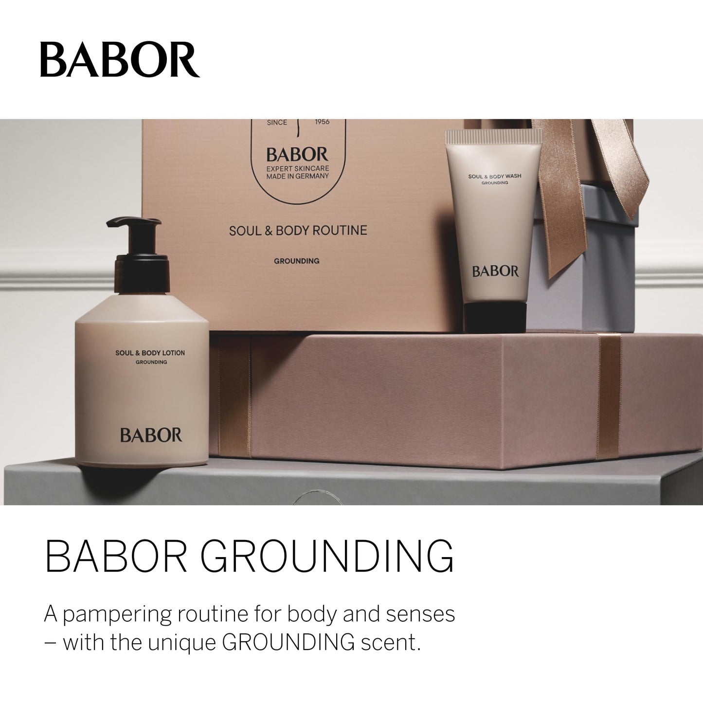 BABOR Soul & Body Routine, Support Healthy Hydrated Skin, Deeply Nourish for Plump and Smooth Skin