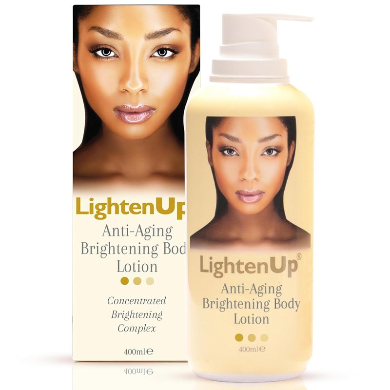LightenUp Anti-Aging Body Lotion - Brightening Argan Oil & Shea Butter Formula | 400ml