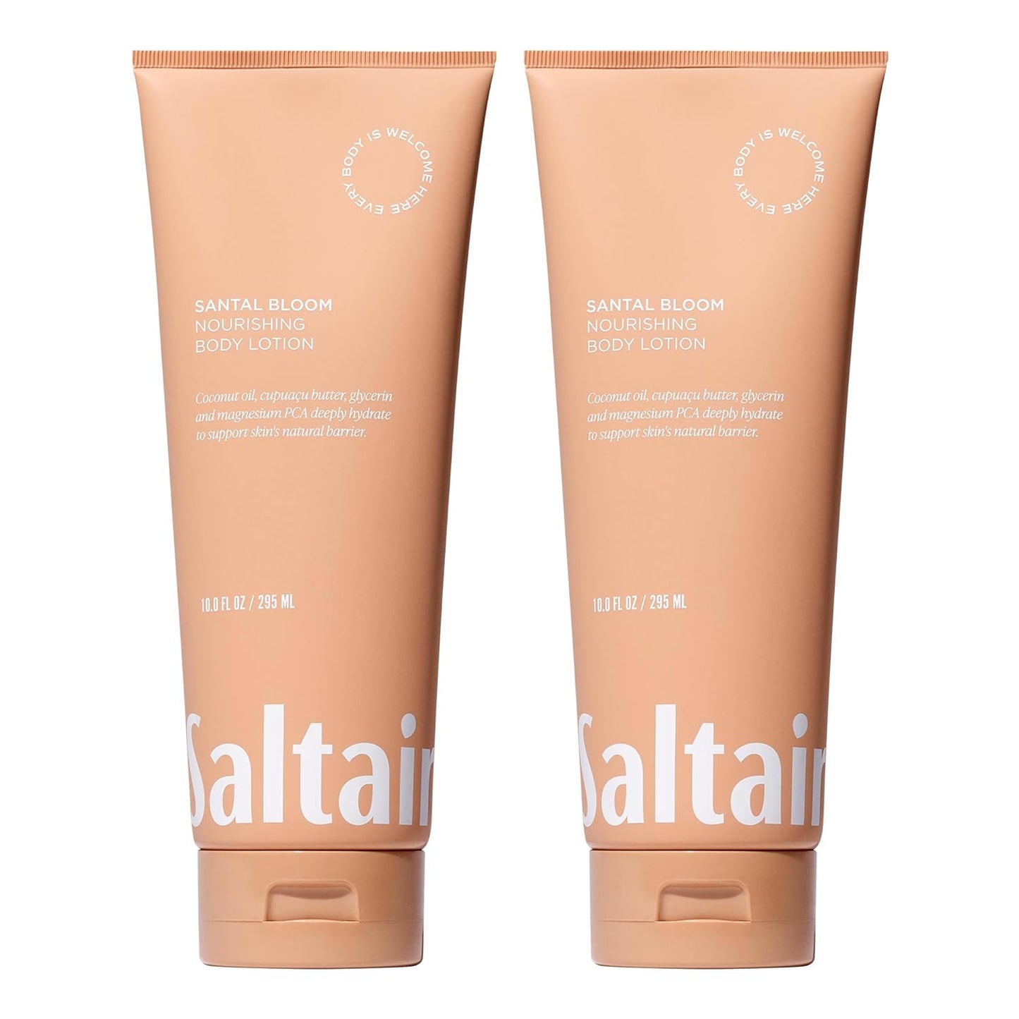 Saltair Body Lotion - Moisturizing Lotion for Dry Skin | Santal Bloom Scented Hydrating Cream, 2x 10oz Tubes
