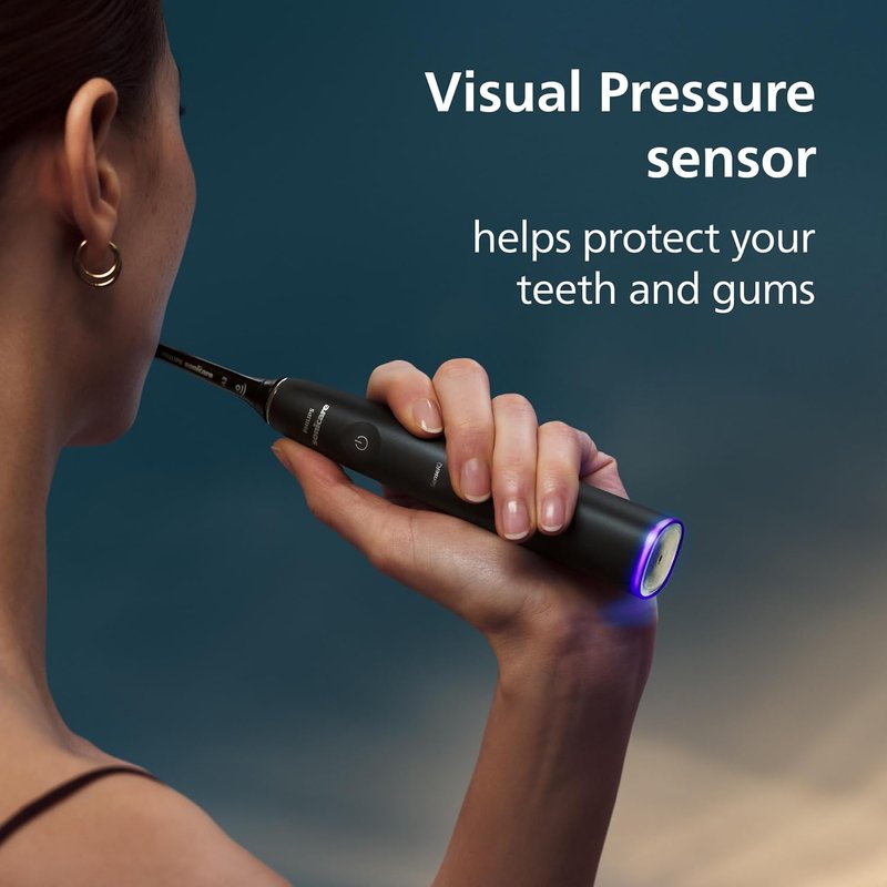 Philips Sonicare DiamondClean 9900 Prestige Electric Toothbrush - SenseIQ Tech, 5 Modes, Midnight Blue | Model HX9990/12