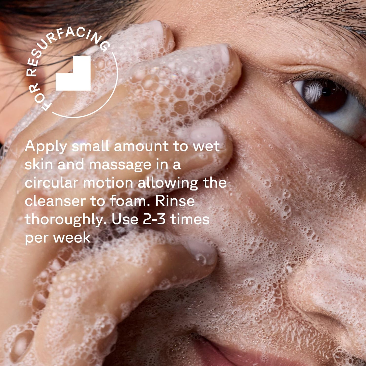 Acure Resurfacing Glycolic Acid Cleanser - Exfoliating Face Wash for Brightening & Anti-Aging | Vegan, 4 fl oz