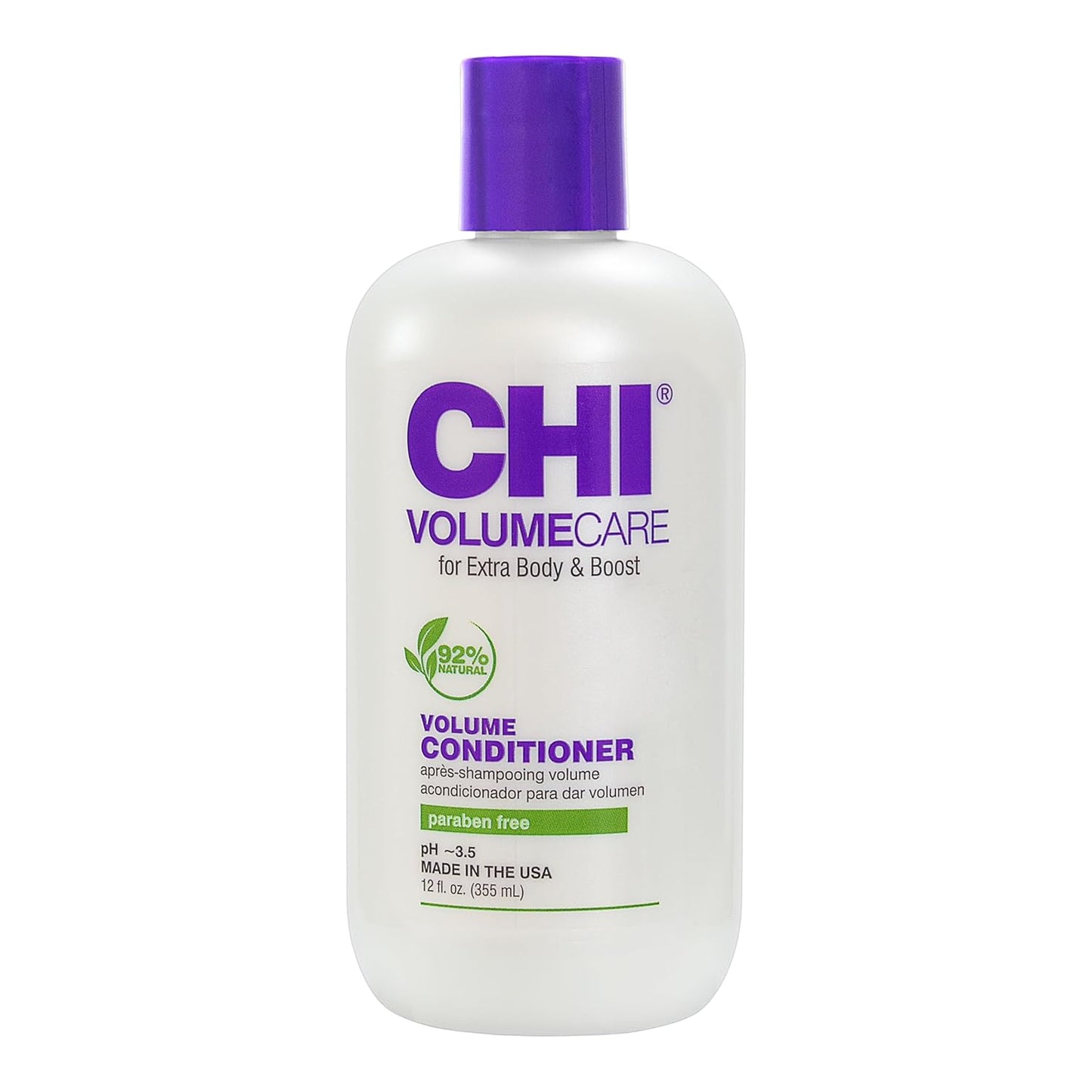CHI VolumeCare Volumizing Conditioner - Boosts Volume for Thin, Fine Hair | Moisturizing Formula, 12 Oz