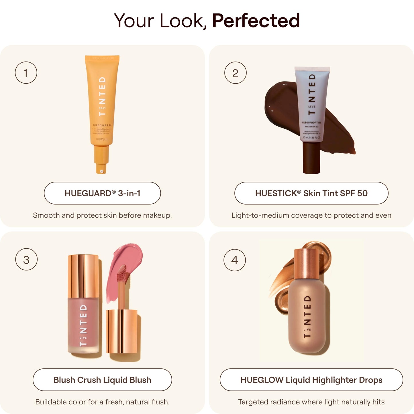 Live Tinted Hueglow Liquid Highlighter Drops - Lightweight Serum-Infused Highlighter, Non-Greasy Formula for Natural Radiance and Advanced Hydration, Dawn, 1.7fl oz / 50mL