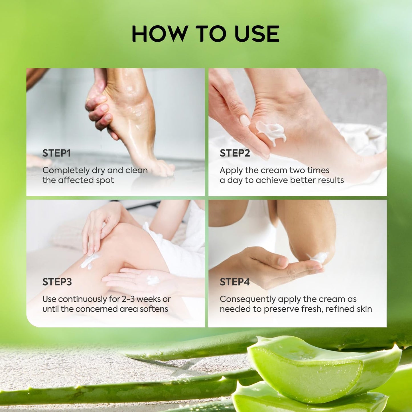 Vebuni Urea Cream 42% Foot Cream Salicylic Acid 4 Oz, Upgraded Callus Remover For Feet, Knees& Elbows, Intensive Moisturizes & Softens Skin, Exfoliates Dead Skin