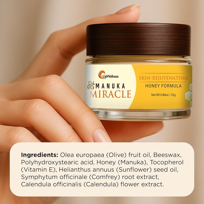 Manuka Miracle - Natural Manuka Honey Lotion for Smooth, Radiant Skin | Physician-Formulated Cream
