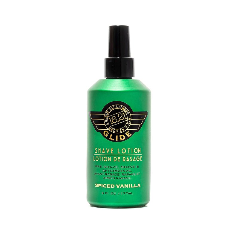 18.21 Man Made Shaving Gel for Men - Spiced Vanilla, 6 Fl Oz | Non-Lathering, Moisturizing Formula for Smooth Shave