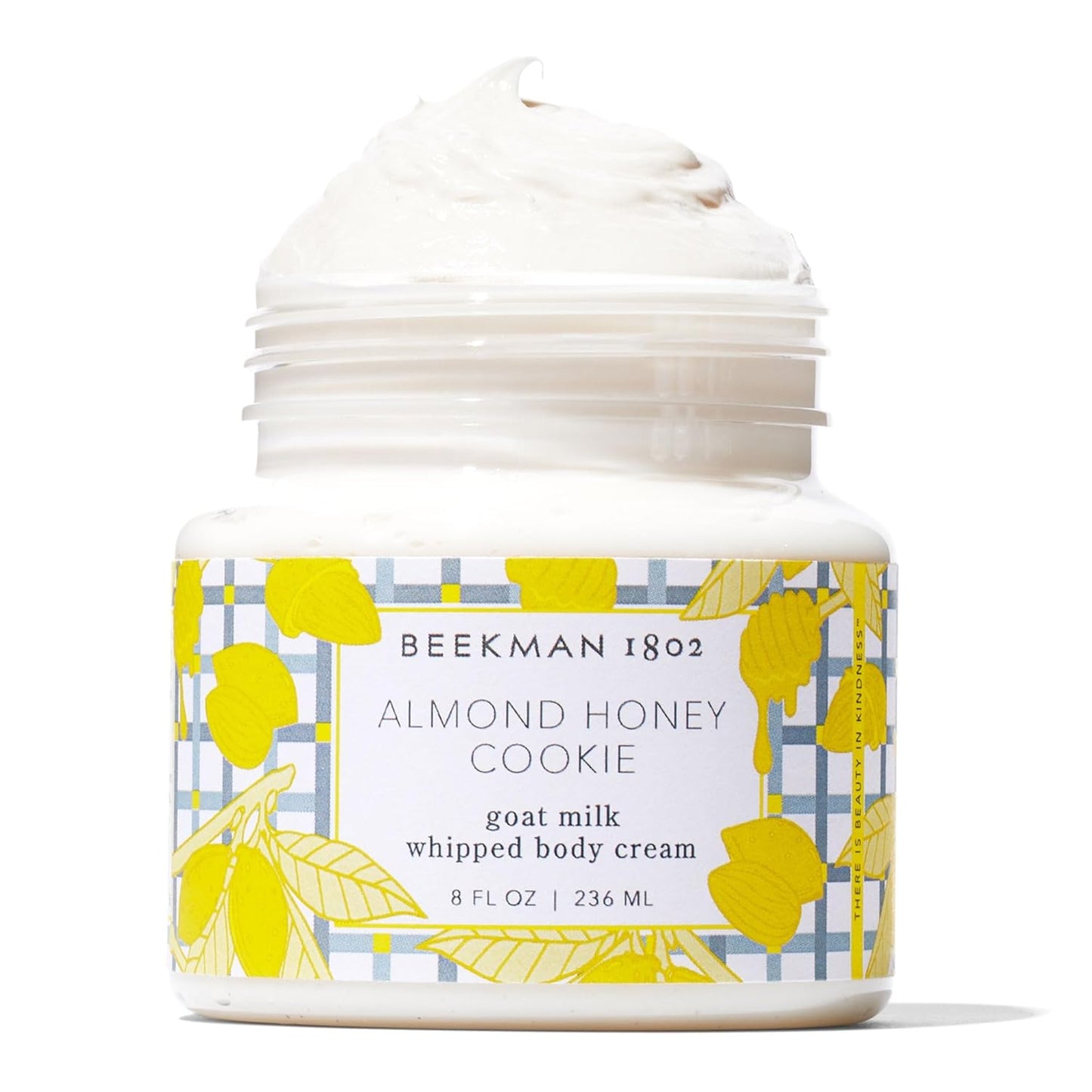 Beekman 1802 Whipped Body Cream - Hydrating Goat Milk Lotion with Shea Butter & Vitamin E | Almond Honey Cookie 8 oz