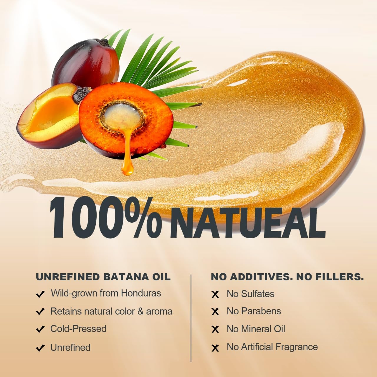 Raw Batana Oil for Hair Growth - Organic 5oz Formula for Curly Hair Repair | Ideal for Latina Women Ages 25-35