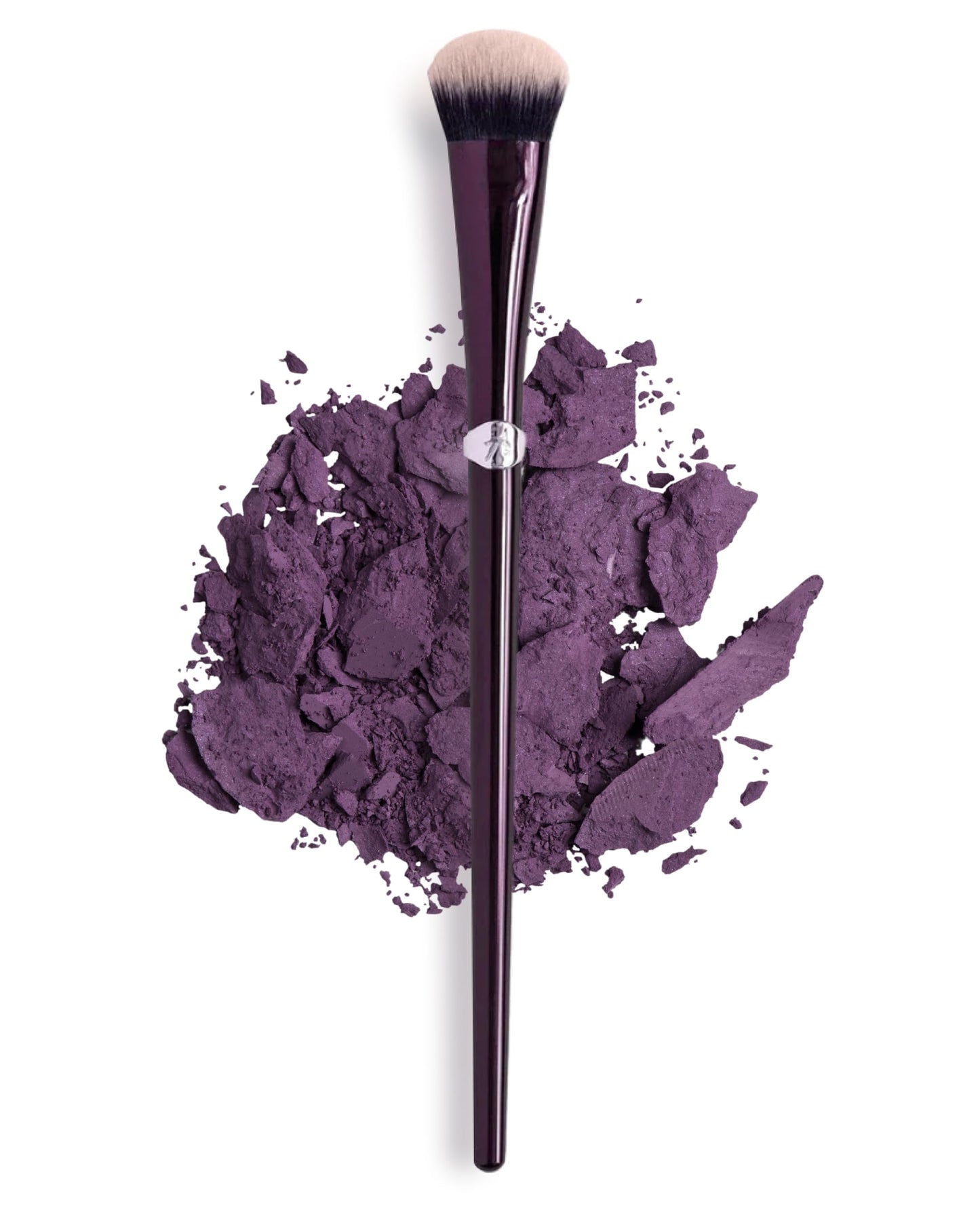 Anisa Beauty Eye Fan All-Over Brush | Soft Dense Vegan Brush for Blending Cream, Liquid, and Powder Eyeshadow | Fan-Shaped Head for All-Over Lid and Detailed Crease Application | Cruelty-Free