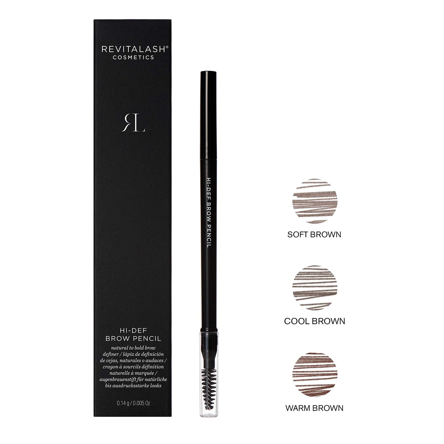 RevitaLash Cosmetics, Hi-Def Brow Pencil, Cool Brown, Hypoallergenic & Cruelty-Free