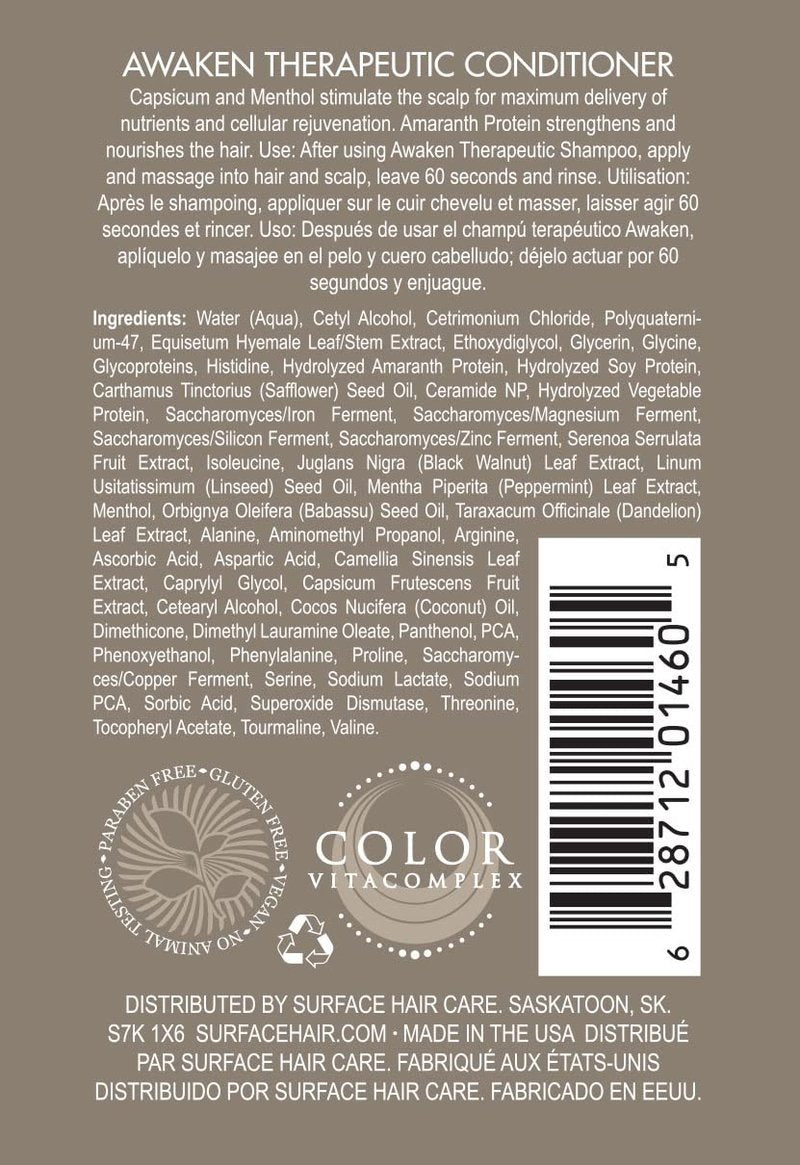 Awaken Therapeutic Conditioner - Natural Ingredients for Thinning Hair & Healthy Scalp | 12 oz