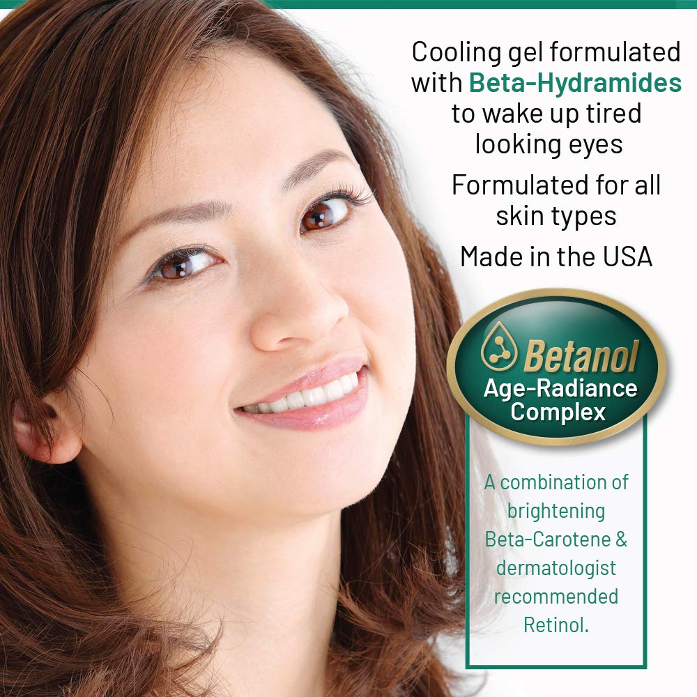 40 Carrots Carrot & Cucumber Eye Gel with Retinol for All Skin Types - Smooths Fine Lines & Reduces Wrinkles, Crow's Feet, Dark Circles, Under Eye Bags | Paraben Free (0.5 fl oz) (Pack of 2)