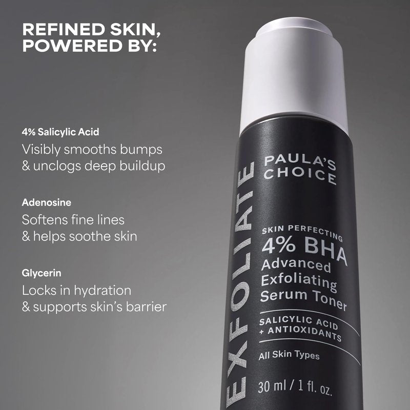 Paula’s Choice CALM 1% Sensitive Skin BHA Exfoliant, Salicylic Acid Lotion for Large, Clogged Pores, Calms, Soothes Redness, Suitable for Rosacea-Prone, Eczema-Prone Skin, Fragrance-Free, 3.3oz