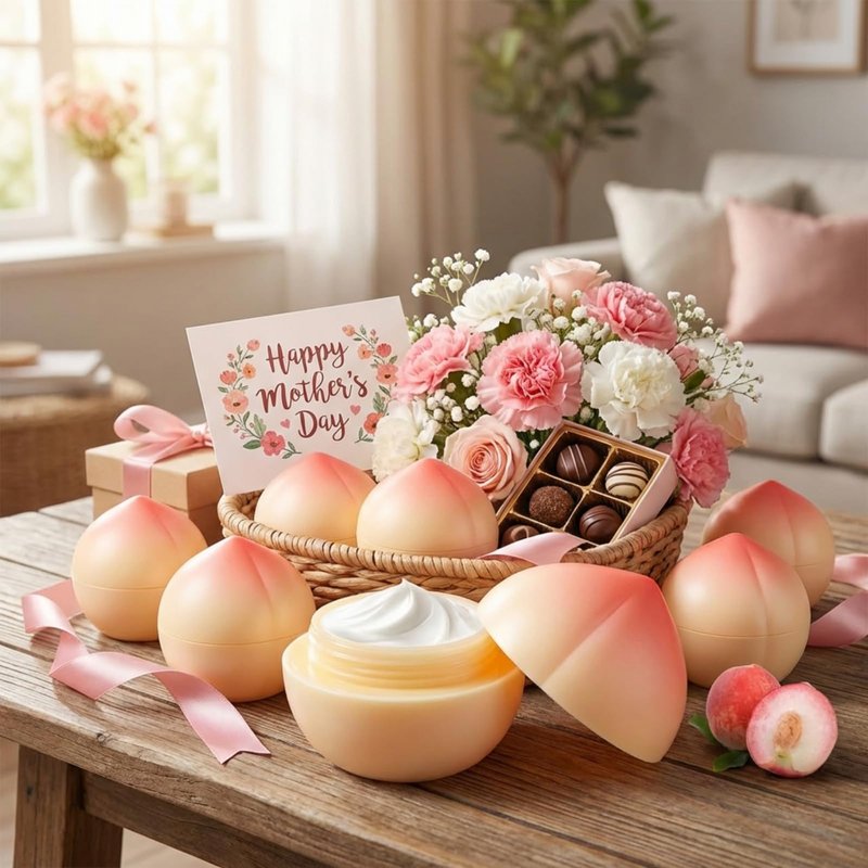 Swiffen 12 Pcs Peach Hand Cream Set Cute Mini Travel Size Hand Lotion Bulk Gifts for Women Nurses Bridal Shower Birthday Party Favors Sweet & Peach Scented Hydrating Shea Butter Moisturizer