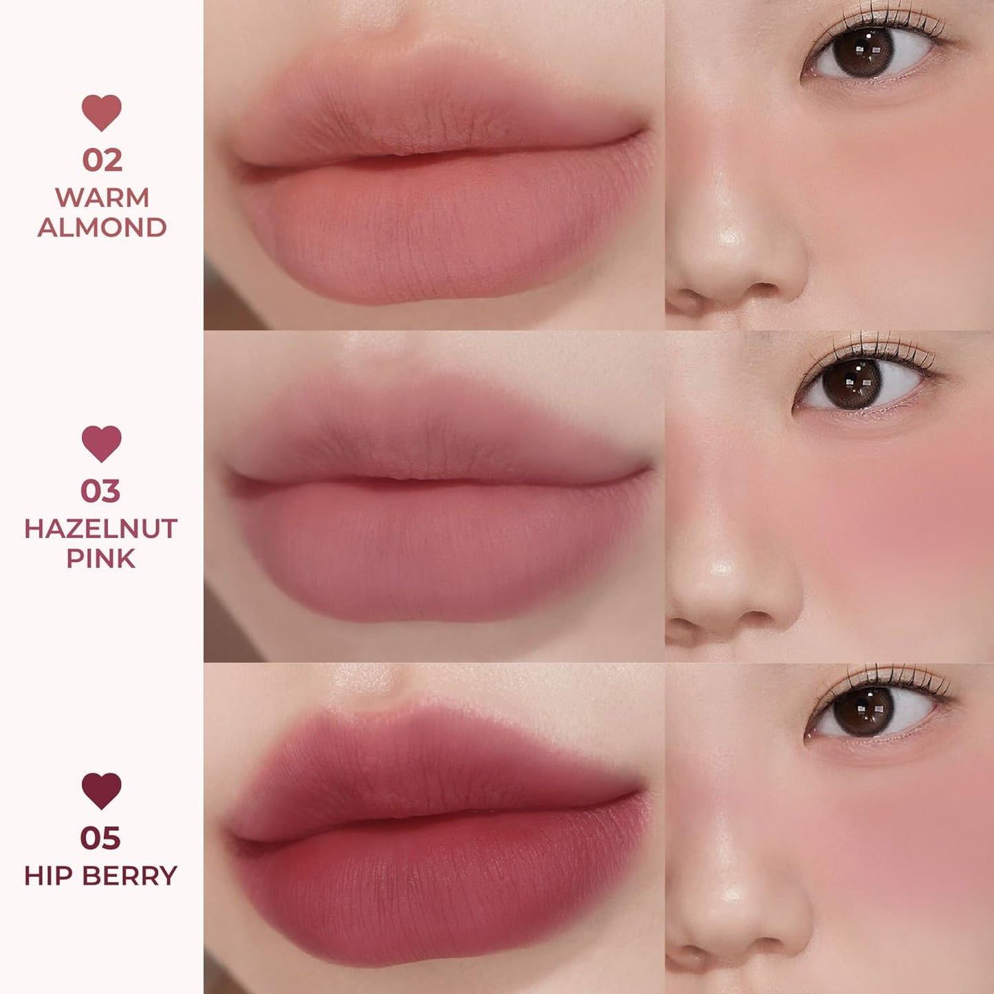 COLORGRAM Nude Blur Jam 04 Jujube Brick - Pudding Pot Lip & Cheek Tint | Velvet Matte Finish, Whipped Mousse Texture