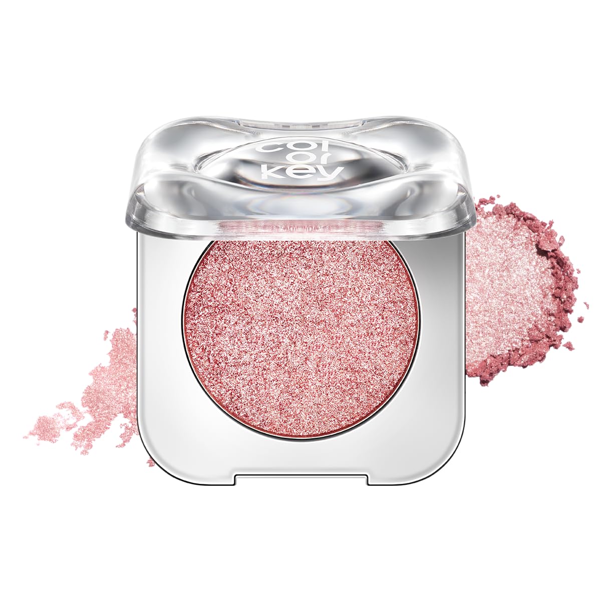 COLORKEY Stardust Diamond Mono Eyeshadow, High-Pigment Single Eye Shadow with Diamond Sparkle, Long-Lasting, Waterproof, Smudge-Proof, Multi-Dimensional Shine, Enhances Eye Contour (S03)