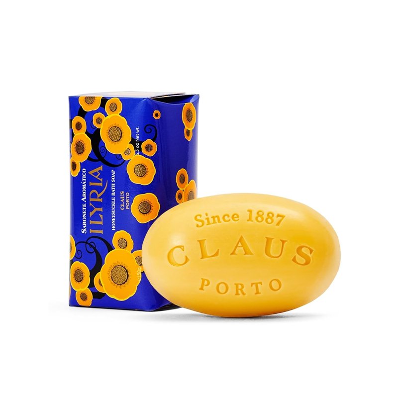 Claus Porto Ilyria Honeysuckle Body Soap - Floral & Nourishing Cleansing Bar | 150g | 5.3 oz