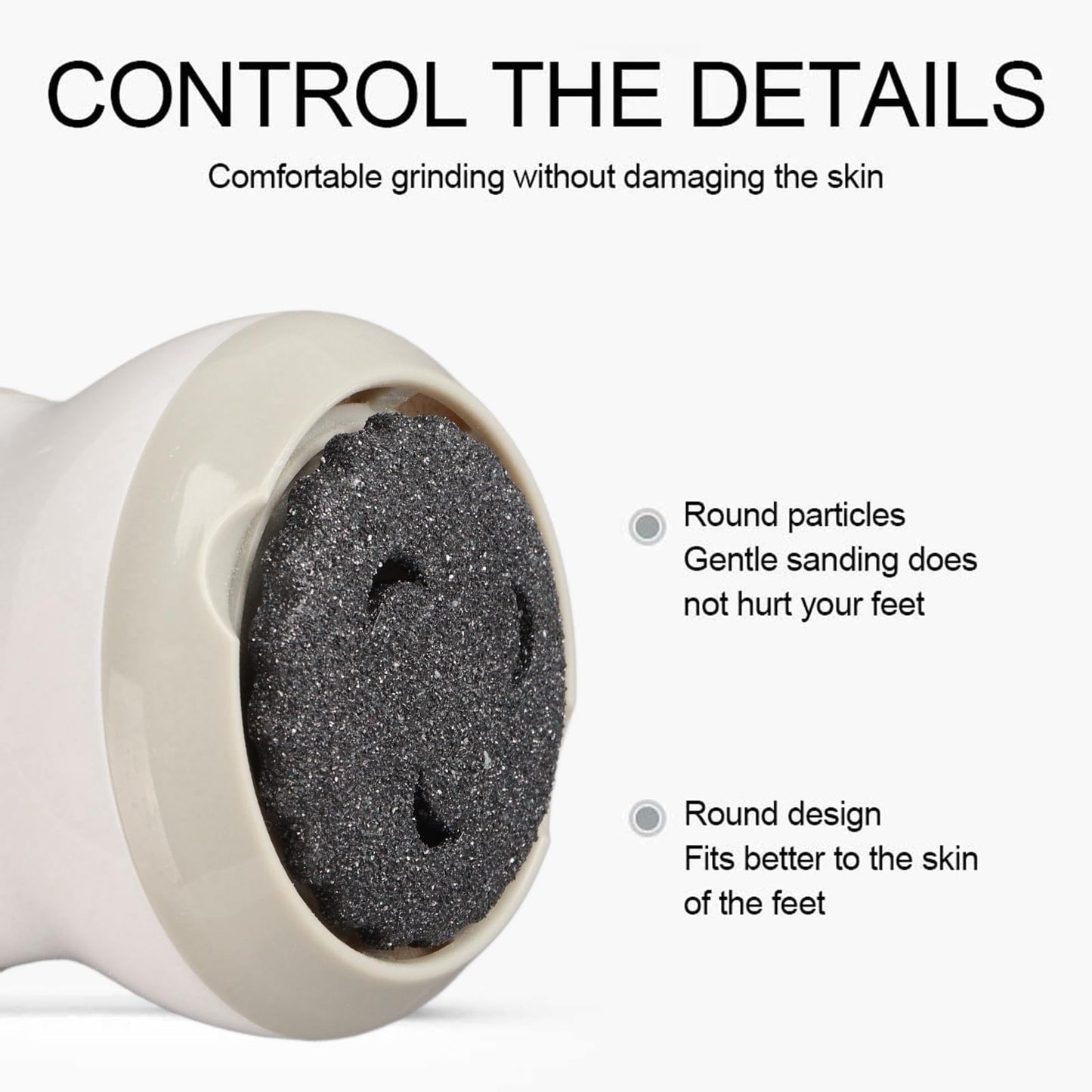 Electric Foot Grinder, Vacuum Skin Friendly Foot Callus Remover for Bedroom