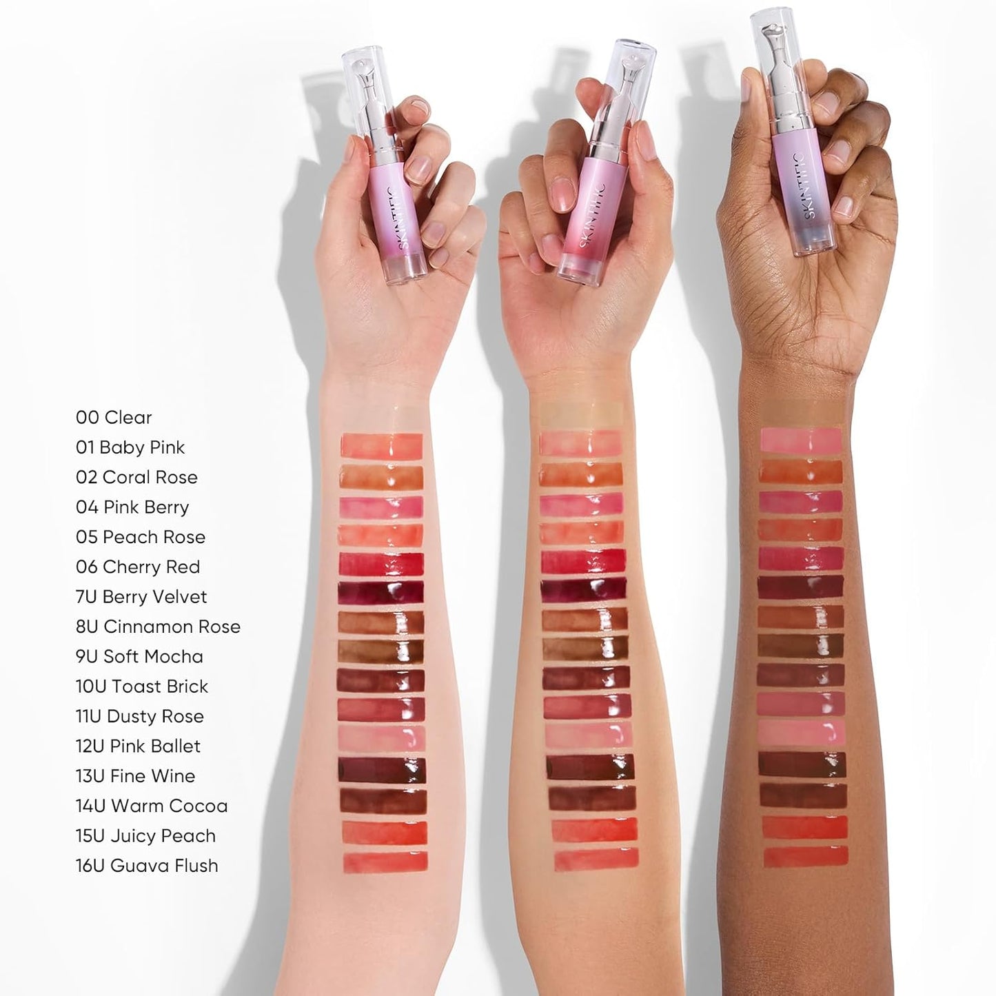 Peptide Brightening Lip Serum - Hydrating & Plumping Tinted Lip Gloss with Polypeptides | 04 Pink Berry