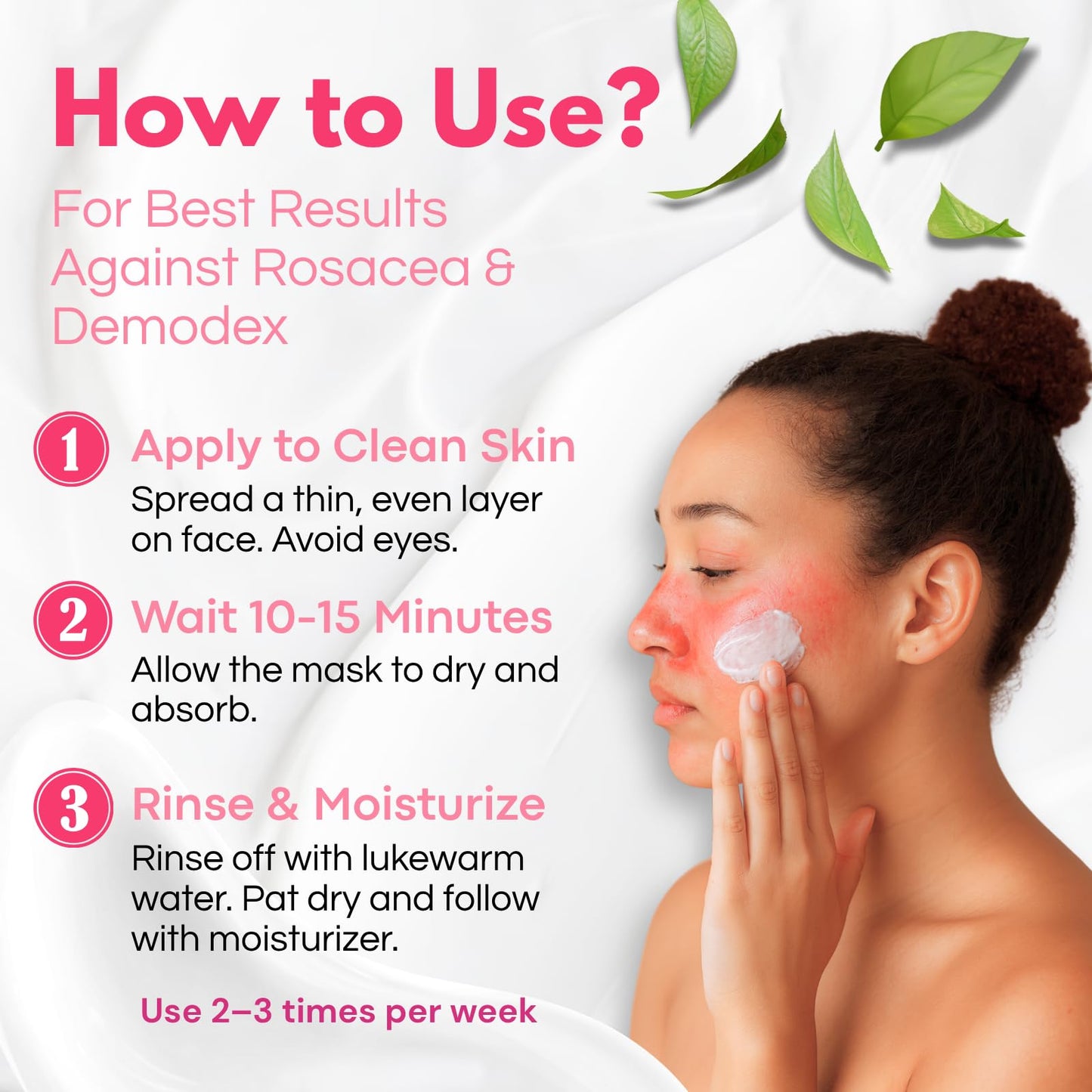 OVANTE Soothing Cooling Face Mask for Rosacea & Demodex - 2.0 oz