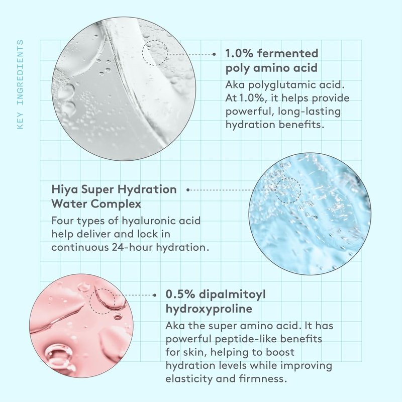 Drunk Elephant Amino Rain Glasswater Serum - Hydrating Skincare | 30 ml - Cruelty-Free, Fragrance-Free