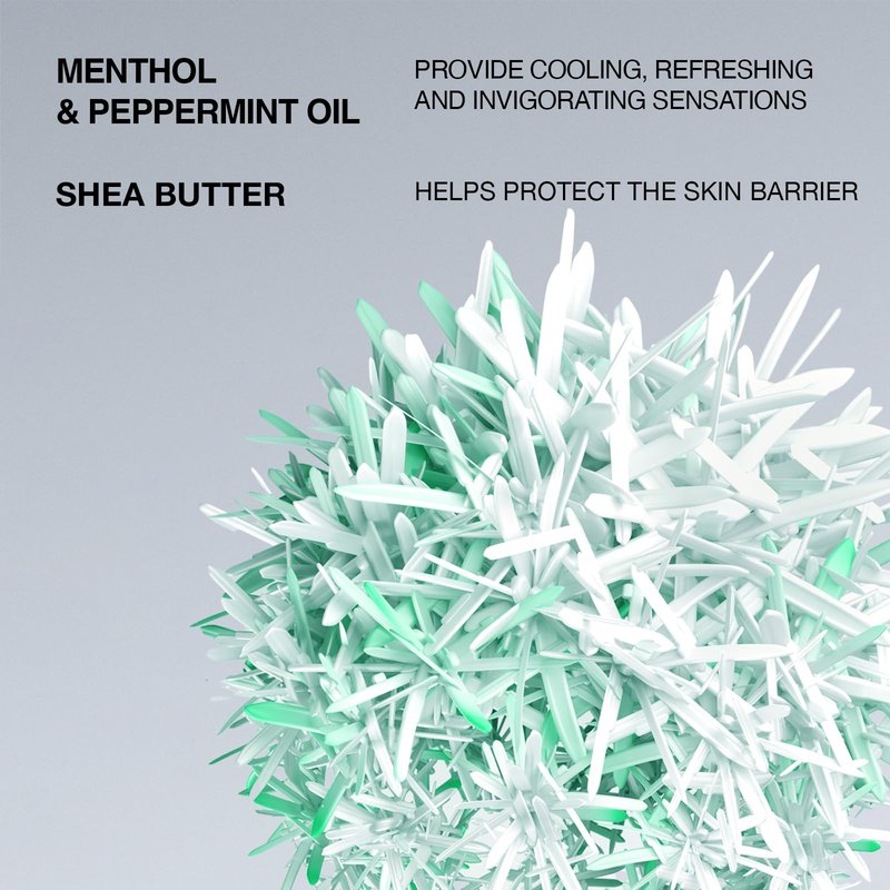 Lab Series Men's Grooming Cooling Shaving Cream with Menthol & Shea Butter- Hydrates & Protects Skin from Irritation - Skin Care for Men, 6.4 Ounce