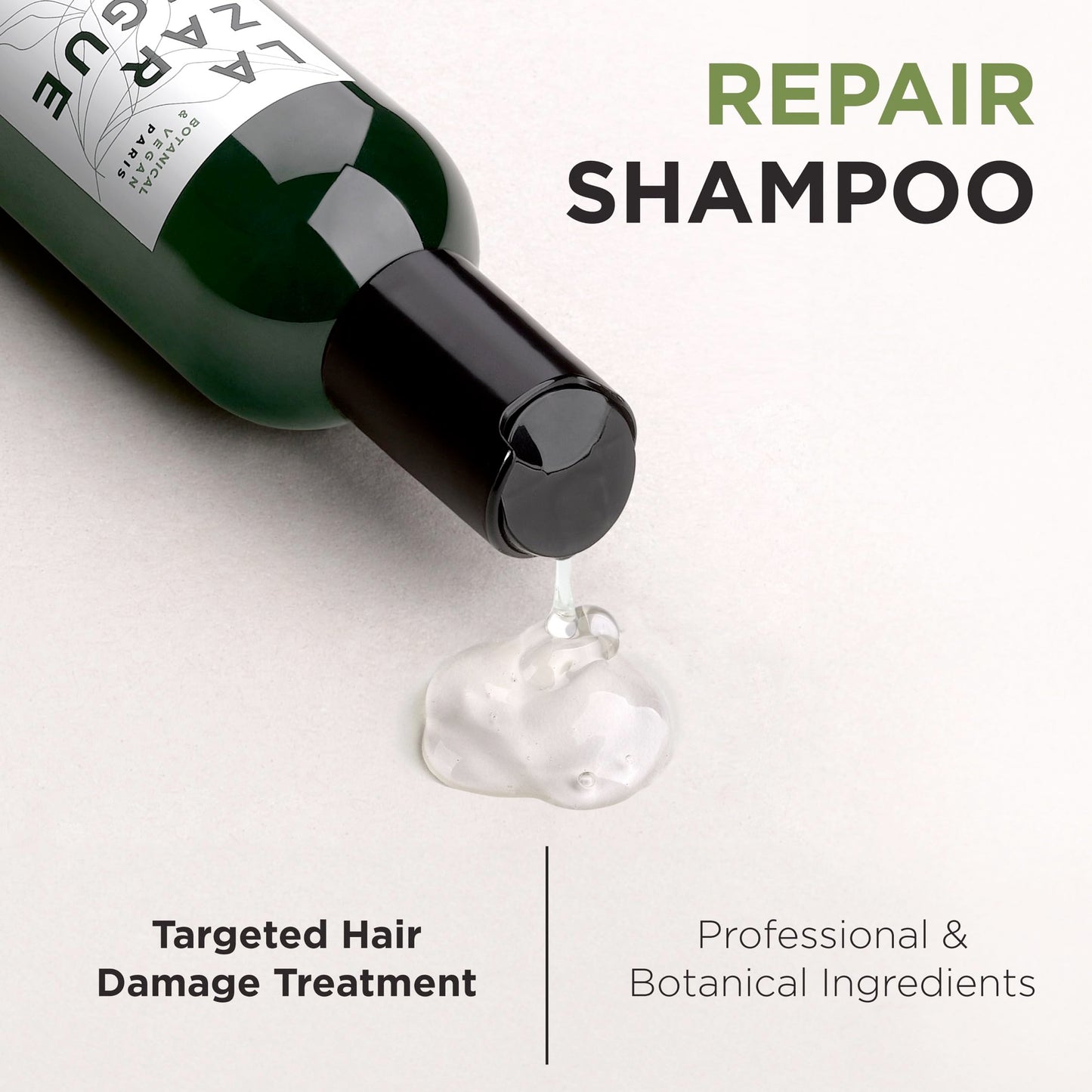 Lazartigue Repair Shampoo, Enriched with Vegetal Keratin, Helps Damage Deep Down & Restructures Hair Fiber, Strengthens Hair and Leaves it Silky Right to the Ends (8.4 Fl Oz)