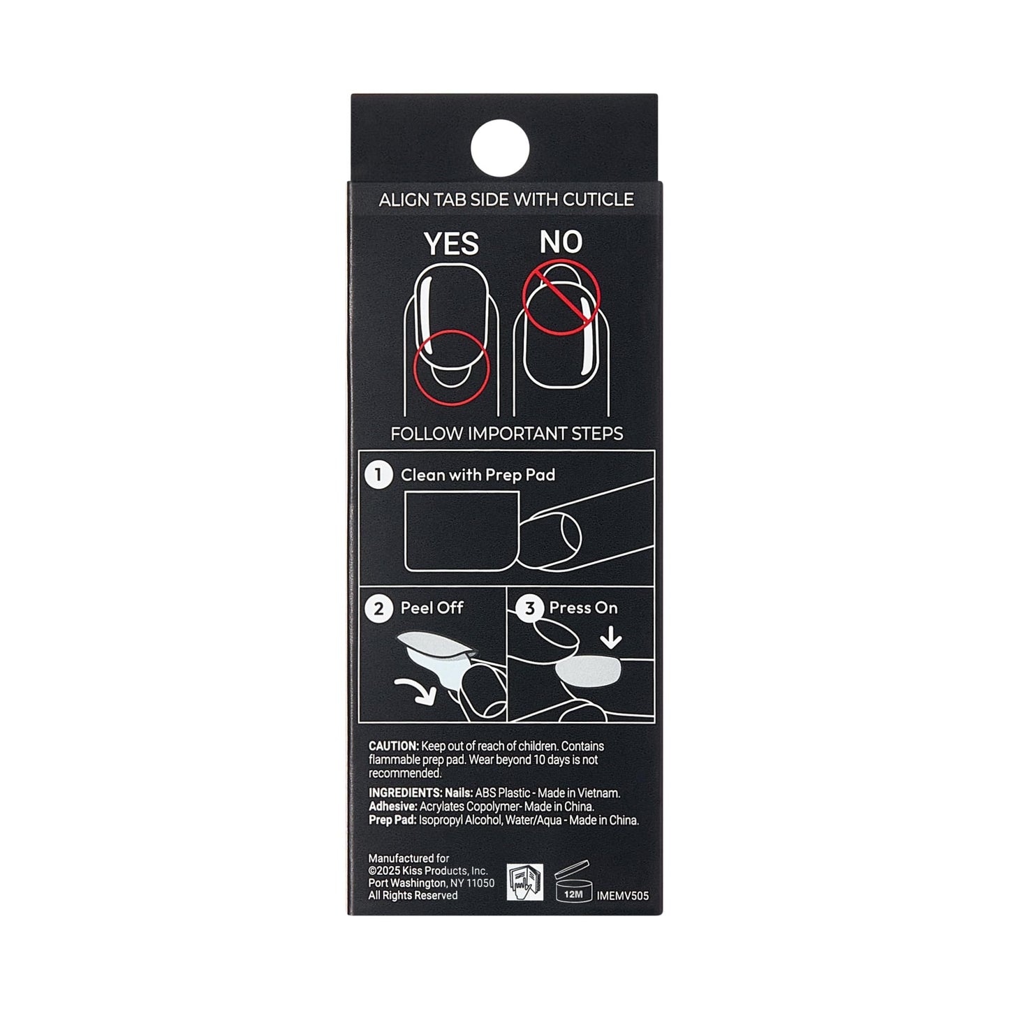Kiss Impress No Glue Mani Press On Nails, Design, 'Pick Me First', Pink, Medium Size, Oval Shape, Includes 30 Nails, Prep Pad, Instructions Sheet, 1 Manicure Stick, 1 Mini File