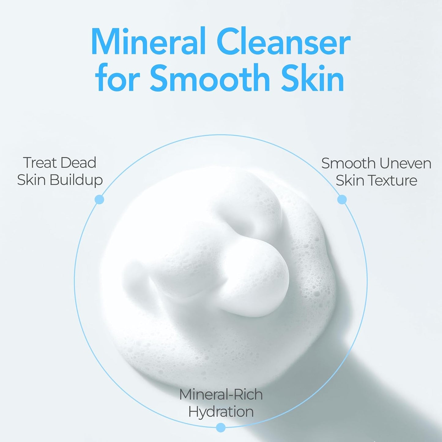 Korean Foaming Facial Cleanser - All-in-One for Bumpy Skin & Blackheads | Gentle Makeup Remover - 5.07 fl. oz