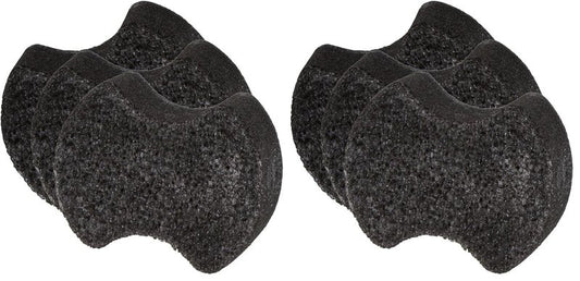 Spongables Pedi Scrub Foot Exfoliating 20+ Wash Sponge, Sweet Sangria, 3 Count (Pack of 2)