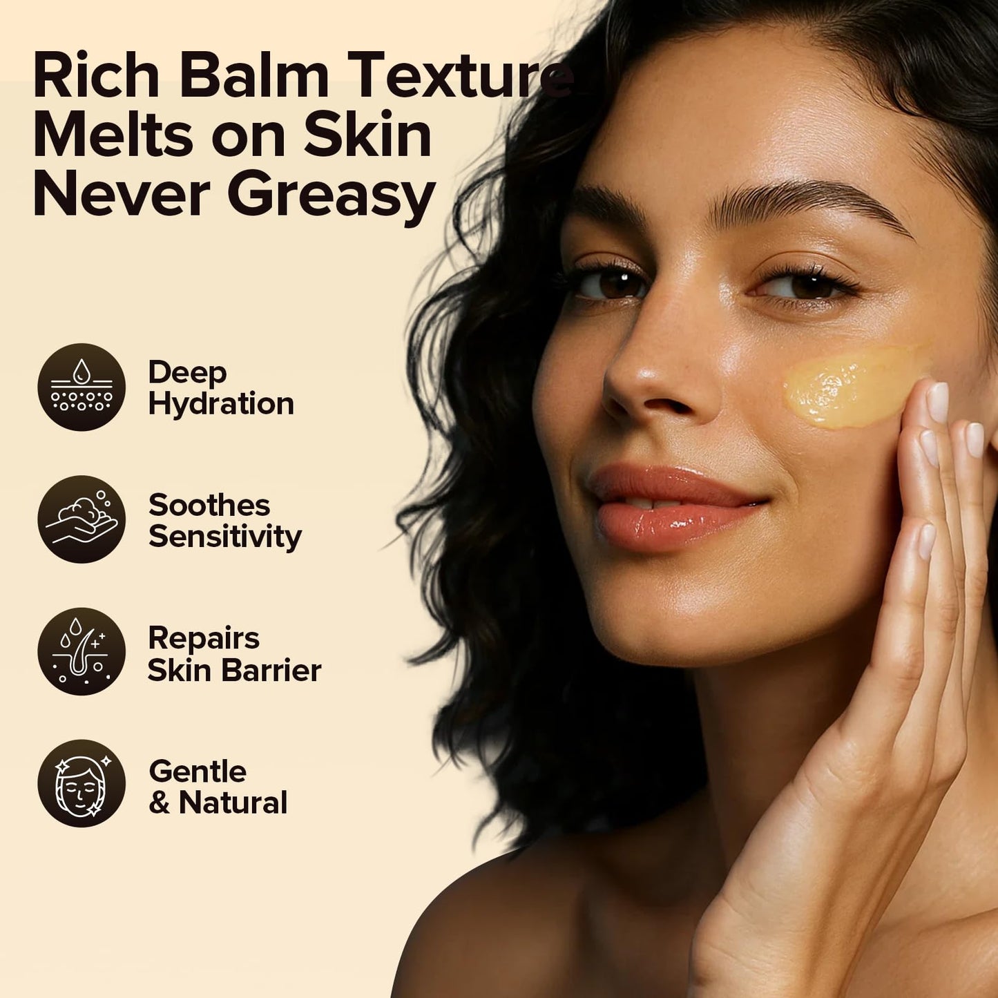 Sunbose Beef Tallow Balm for Skin: Grass-Fed With Honey & Beeswax - Non-Greasy Moisturizing - For Sensitive Moms with Babies in Daily Moisturizer - Skin Care for Dry Skin - Light Scent - 2oz