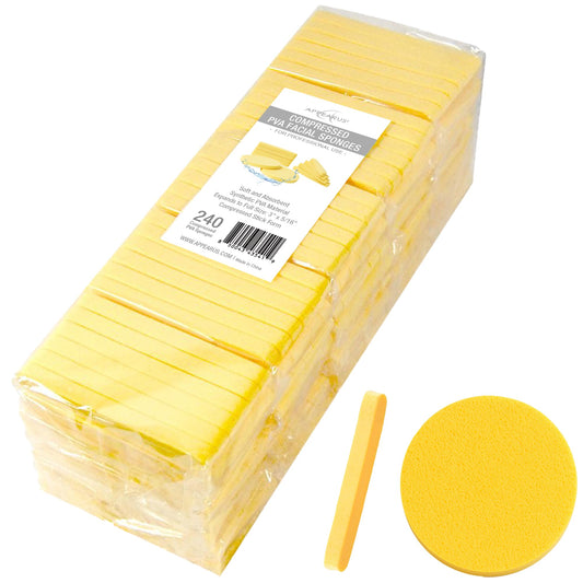 Appearus Compressed PVA Disposable Facial Sponges, Esthetician, 240 Count