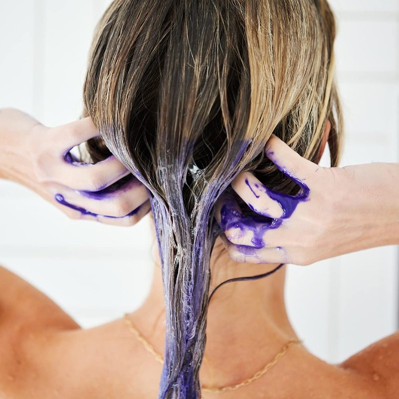 UNITE Hair – BLONDA Toning Purple Shampoo – Neutralizes Brassy & Yellow Tones in 60 Seconds – Brightens Blonde, Gray & Highlighted Hair – 8 Fl Oz