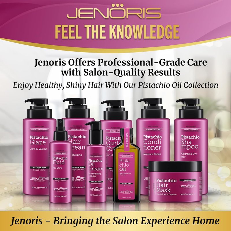Keratin Hair Mask for Dry, Damaged & Frizzy Hair - Deep Conditioning Treatment with Omega 3-6-9 & Pistachio Oil | 8.45 Fl Oz