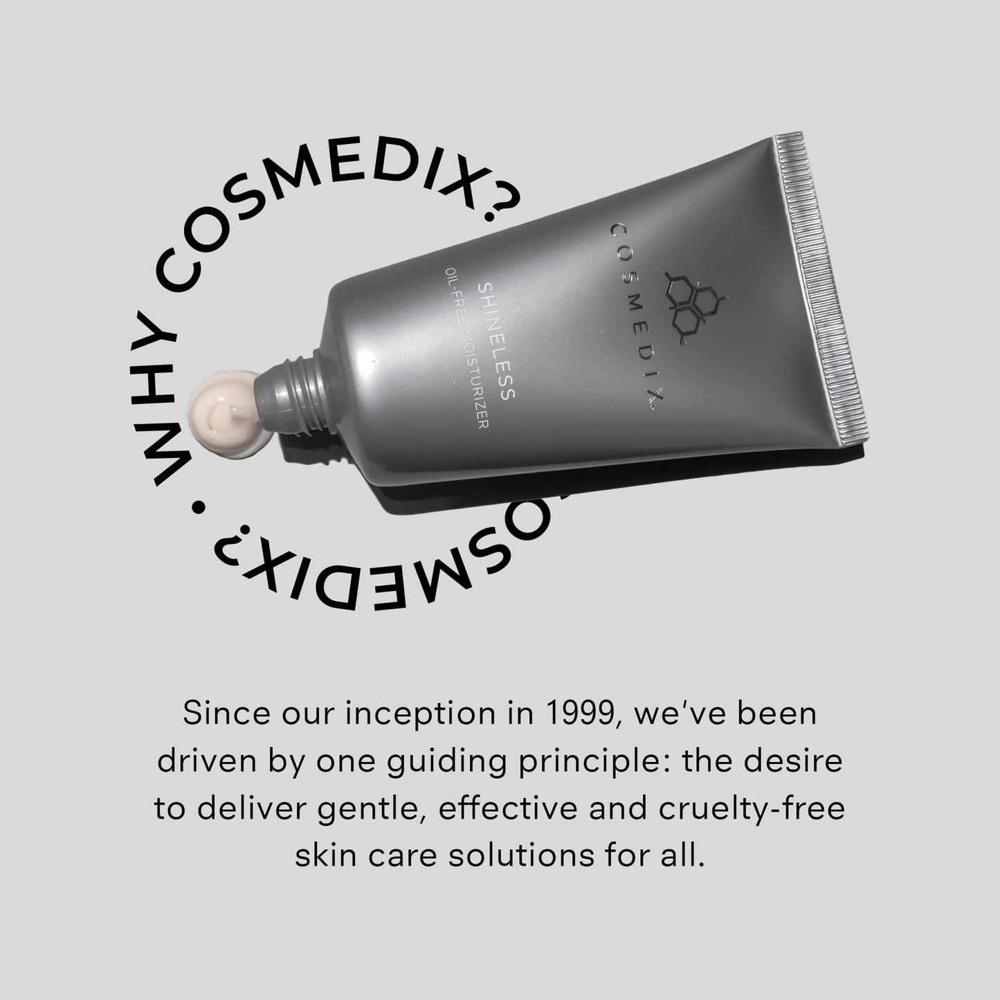 COSMEDIX Shineless Oil-Free Face Moisturizer – Hydrating Cream with Vitamin B3 for Oily & Blemish-Prone Skin – Lightweight Daily Face Care for Firm, Smooth & Radiant Glow – 79 g / 2.8 oz
