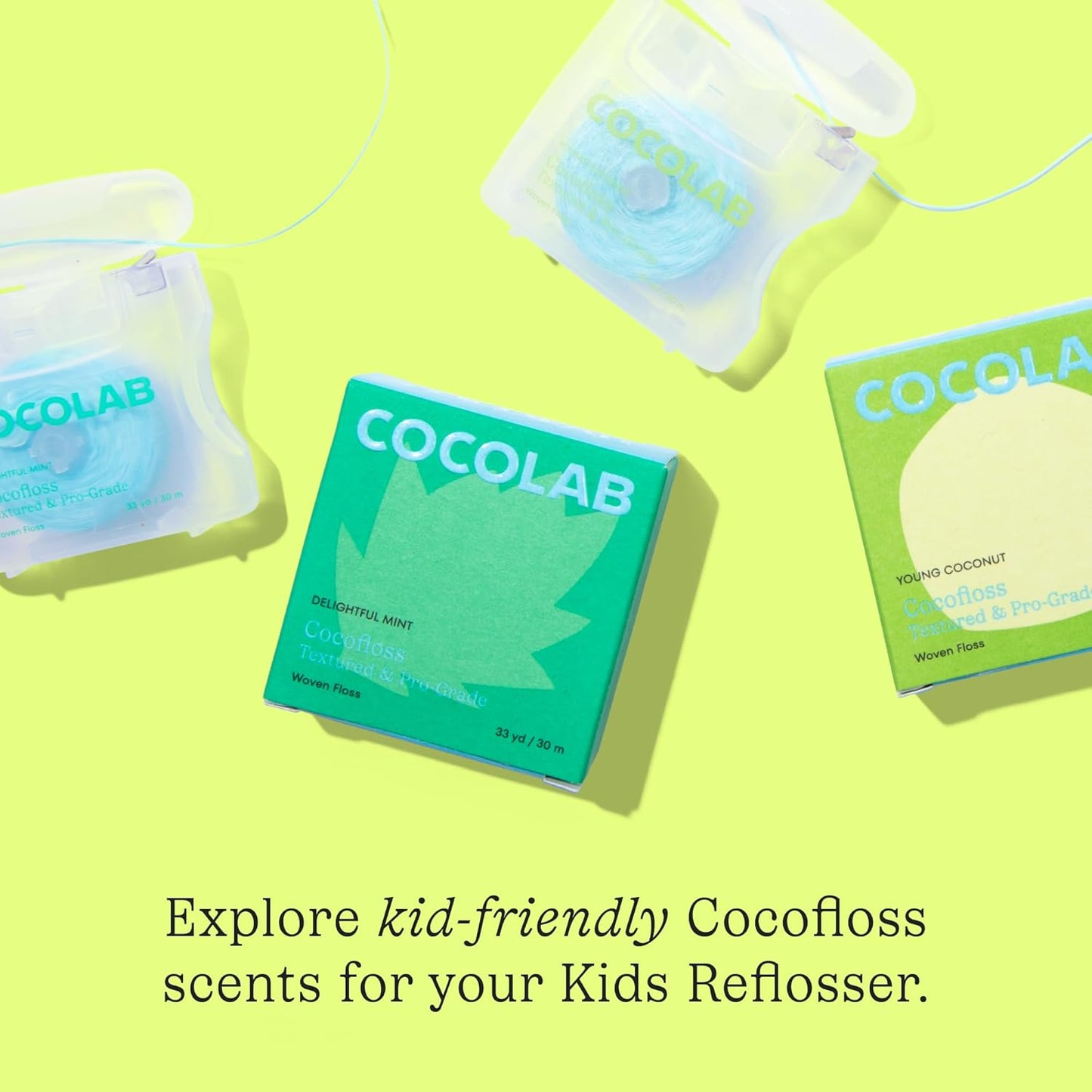 Kids Reflosser - Reusable BPA-Free Floss Holder for Easy Use | Ideal for Ages 5 and Under, 1 Pack