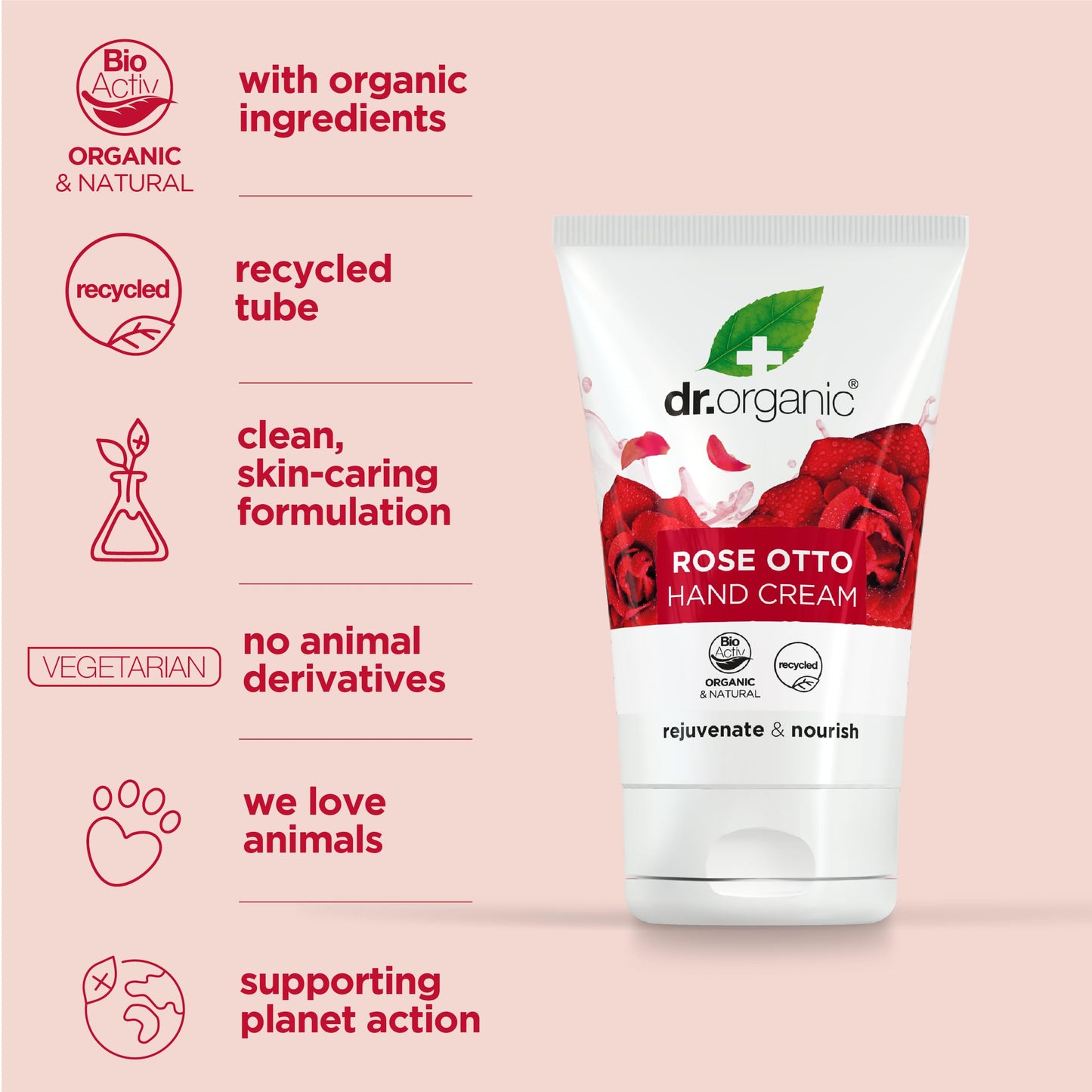 Organic Rose Otto Hand and Nail