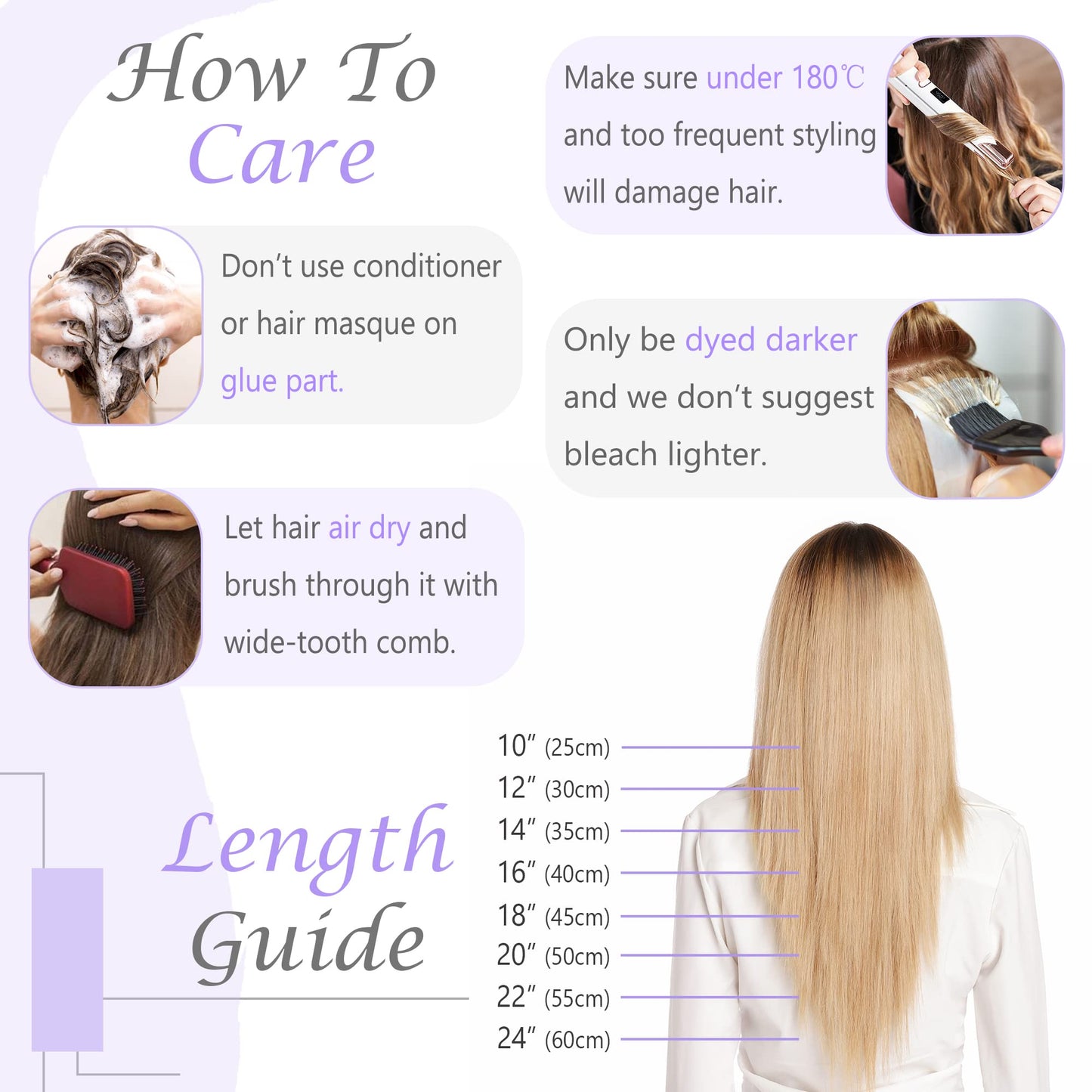 SEGO U Tip Hair Extensions Human Hair Keratin Pre Bonded Hot Fusion Nail Tip Balayage Natural Silky Straight Extensions 50 Strands 50g/Pack -14 Inch Medium Brown