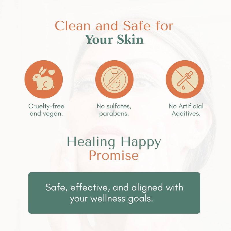 Healing Happy Remove Cleansing Oil & Makeup Remover - Natural Skin Care - Organic Jojoba, Argan & Rosehip Oils - 4 oz