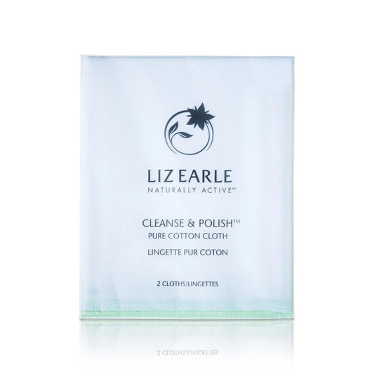 Liz Earle Pure Muslin Cloths (2 Quantity) for Cleanse & Polish Hot Cloth Cleanser