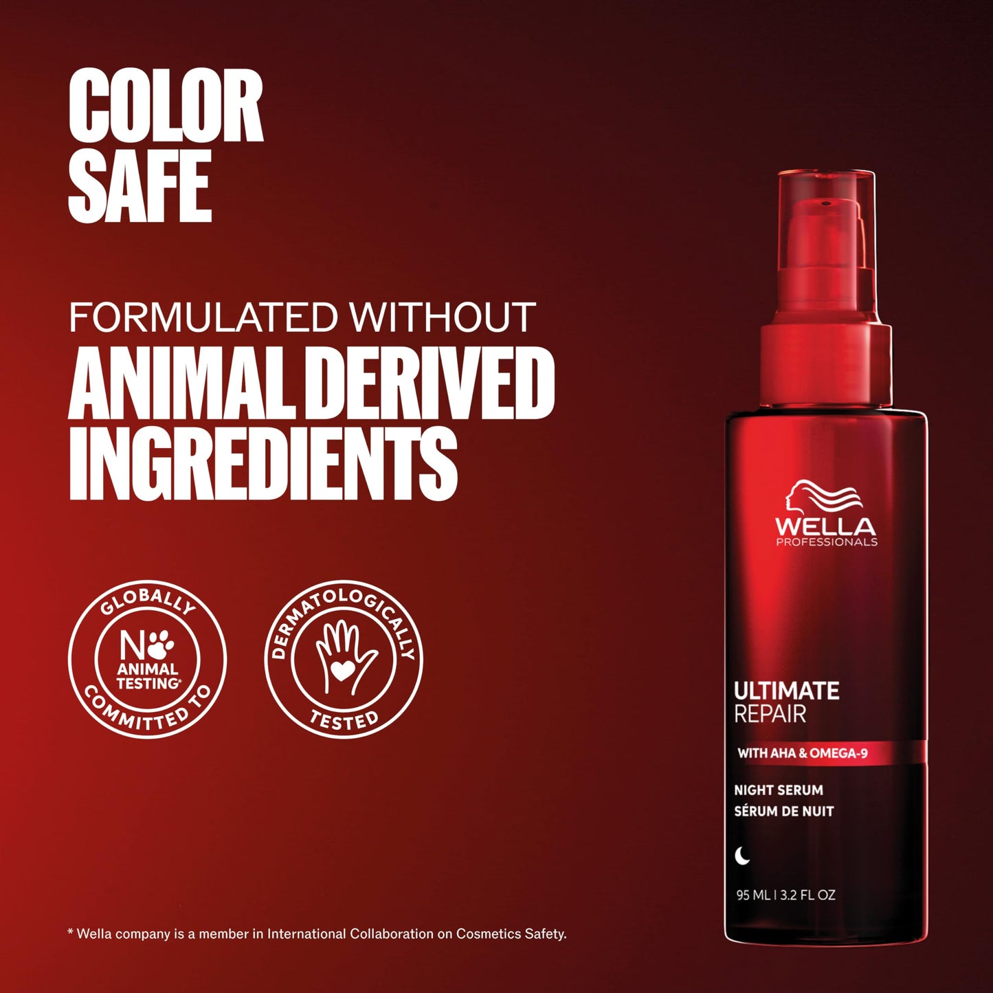 Wella Professionals ULTIMATE REPAIR Night Hair Serum | Protection Against Night Stressors for All Hair Types | 3.2 Fl Oz - Packaging May Vary